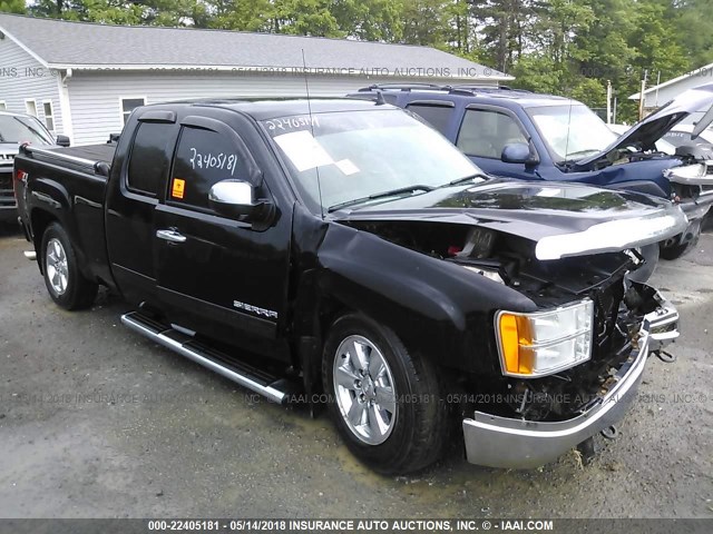 1GTSKVE3XAZ247316 - 2010 GMC SIERRA K1500 SLE BLACK photo 1