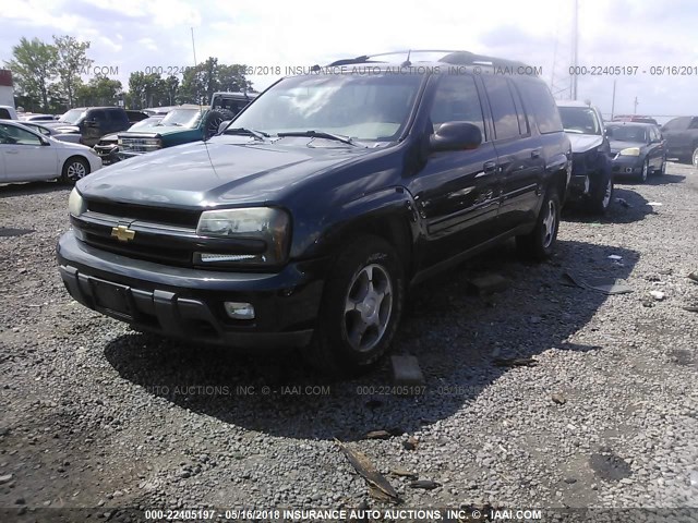 1GNET16M256158512 - 2005 CHEVROLET TRAILBLAZER EXT LS/EXT LT Dark Blue photo 2