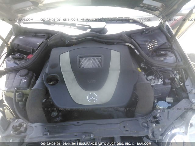 WDBTJ56H98F233841 - 2008 MERCEDES-BENZ CLK 350 GRAY photo 10