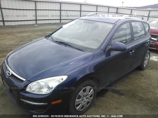 KMHDC8AE7BU087226 - 2011 HYUNDAI ELANTRA TOURING GLS/SE BLUE photo 2