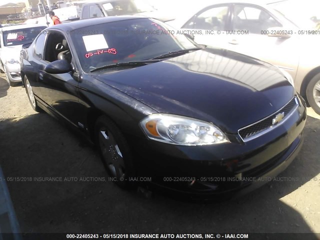 2G1WL16CX69364653 - 2006 CHEVROLET MONTE CARLO SS 黑色 照片 1
