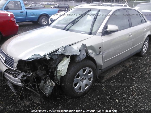 WAULC68E62A063542 - 2002 AUDI A4 1.8T QUATTRO BEIGE photo 6