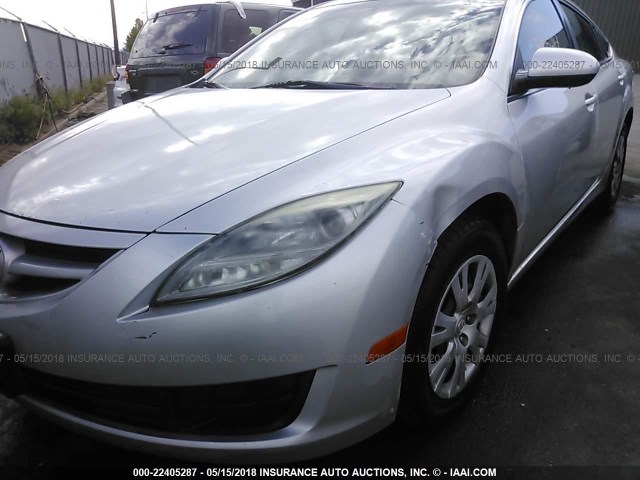 1YVHZ8BH2A5M06242 - 2010 MAZDA 6 I SILVER photo 6