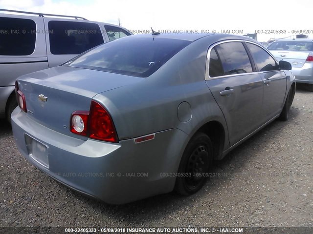 1G1ZH57B79F127805 - 2009 CHEVROLET MALIBU 1LT 蓝色 照片 4