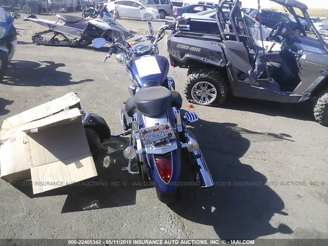 JYAVP25Y99A001047 - 2009 YAMAHA XVS1300 CTC BLUE photo 6