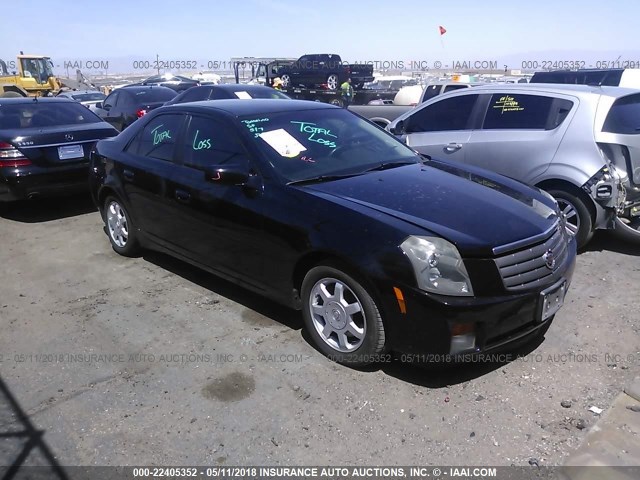 1G6DM577840170802 - 2004 CADILLAC CTS BLACK photo 1