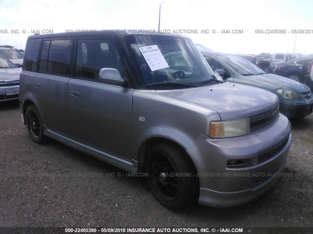 JTLKT334750181481 - 2005 TOYOTA SCION XB GRAY photo 1