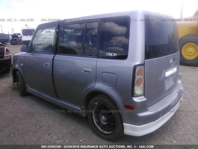 JTLKT334750181481 - 2005 TOYOTA SCION XB GRAY photo 3
