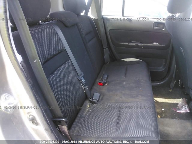 JTLKT334750181481 - 2005 TOYOTA SCION XB GRAY photo 8