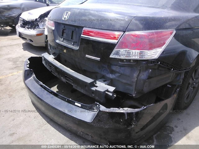 1HGCP2F67BA151870 - 2011 HONDA ACCORD SE BLACK photo 6