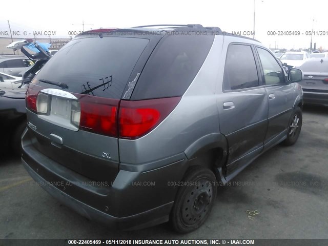 3G5DA03EX4S502512 - 2004 BUICK RENDEZVOUS CX/CXL GRAY photo 4