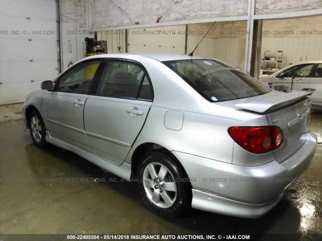 2T1BR32EX6C643897 - 2006 TOYOTA COROLLA CE/LE/S SILVER photo 3