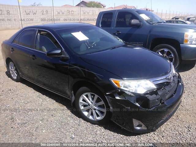 4T4BF1FK0CR219013 - 2012 TOYOTA CAMRY SE/LE/XLE GREEN photo 1