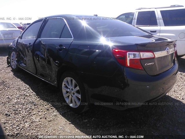 4T4BF1FK0CR219013 - 2012 TOYOTA CAMRY SE/LE/XLE GREEN photo 3