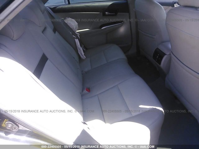 4T4BF1FK0CR219013 - 2012 TOYOTA CAMRY SE/LE/XLE GREEN photo 8