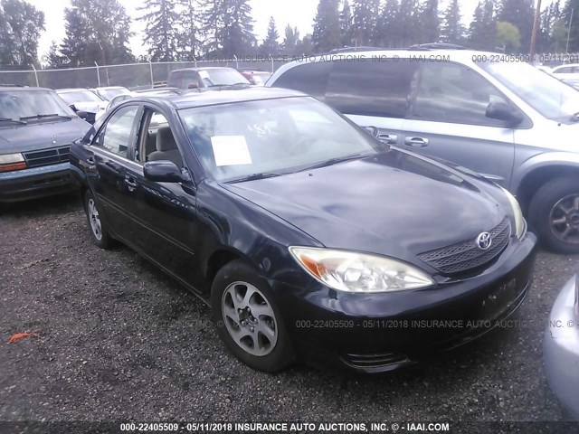 4T1BE32KX2U011105 - 2002 TOYOTA CAMRY LE/XLE/SE 黑色 照片 1