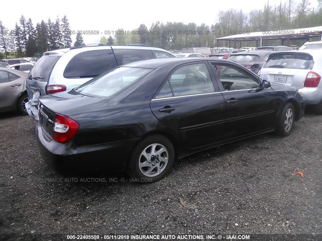 4T1BE32KX2U011105 - 2002 TOYOTA CAMRY LE/XLE/SE 黑色 照片 4