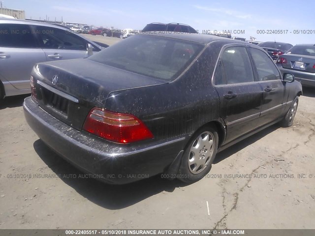 JH4KA96551C000507 - 2001 ACURA 3.5RL BLACK photo 4