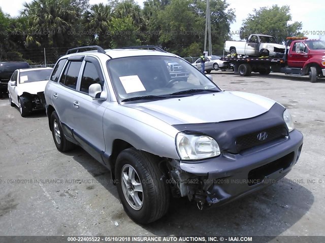 KM8SC83DX1U006908 - 2001 HYUNDAI SANTA FE GLS/LX SILVER photo 6