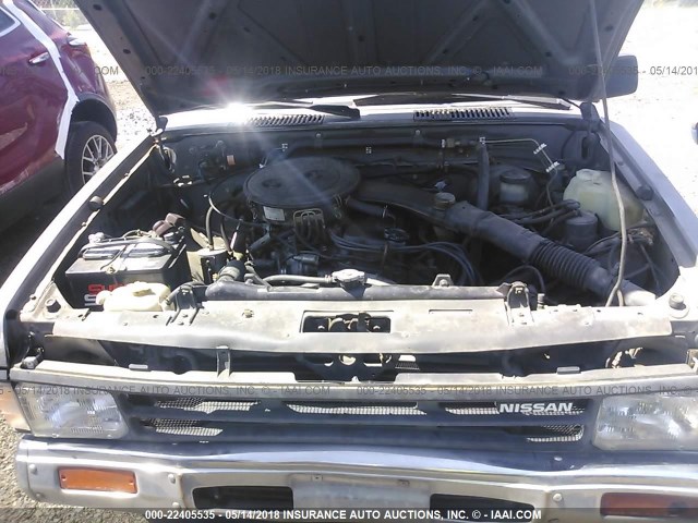 1N6ND11S7KC400622 - 1989 NISSAN D21 SHORT BED GRAY photo 10