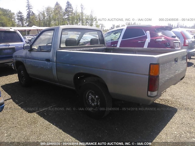 1N6ND11S7KC400622 - 1989 NISSAN D21 SHORT BED GRAY photo 3