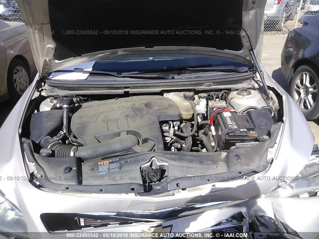 1G1ZE5E1XBF391058 - 2011 CHEVROLET MALIBU LTZ 棕色 照片 10