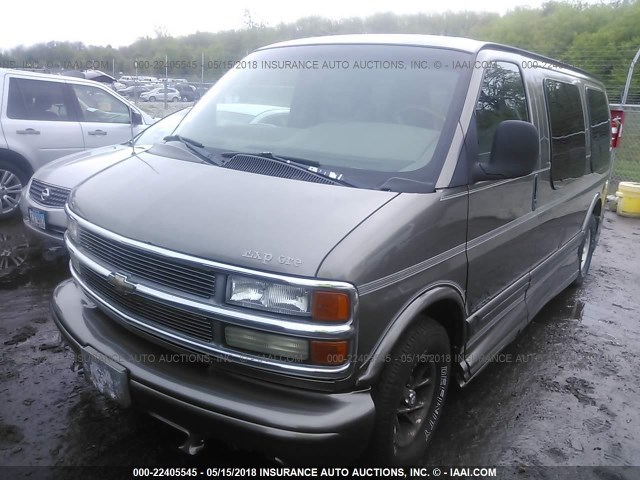 1GBFG15R5Y1265932 - 2000 CHEVROLET EXPRESS G1500  Champagne photo 2