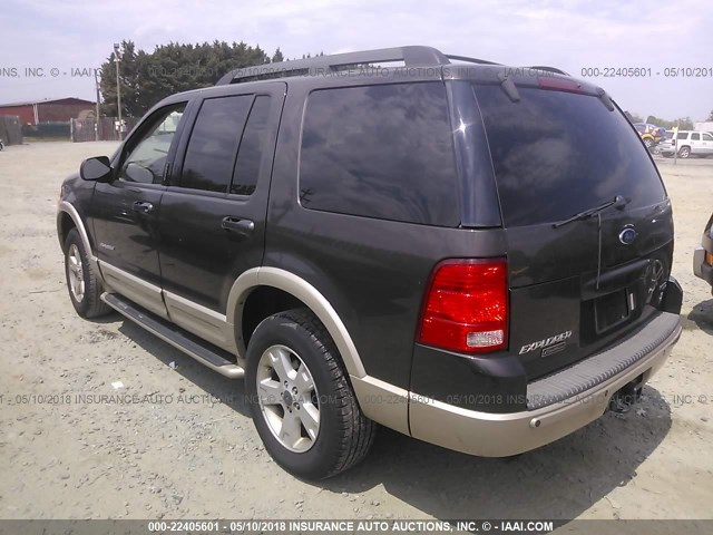 1FMDU74W95UA92671 - 2005 FORD EXPLORER EDDIE BAUER GRAY photo 3