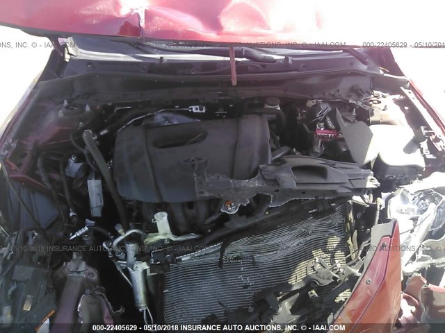 3MYDLBZV4GY106200 - 2016 TOYOTA SCION IA RED photo 10