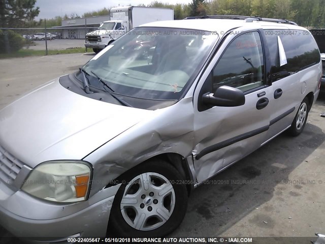 2FMDA51644BB29972 - 2004 FORD FREESTAR SE SILVER photo 6