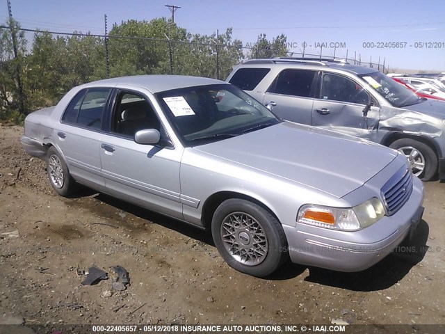 2FAFP74W51X117515 - 2001 FORD CROWN VICTORIA LX SILVER photo 1