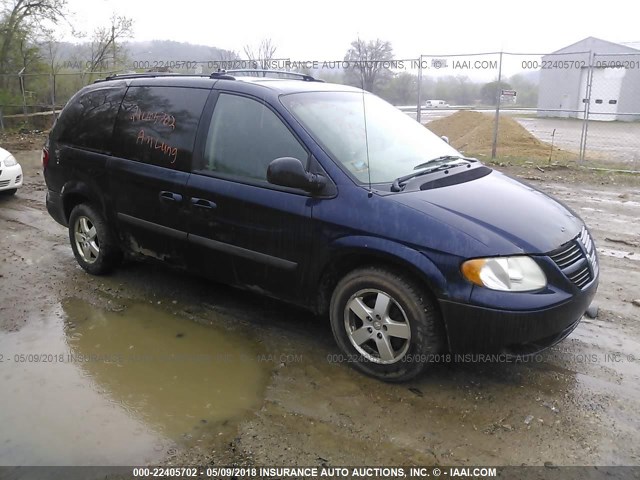 1D4GP24R15B393245 - 2005 DODGE GRAND CARAVAN SE Dark Blue photo 1