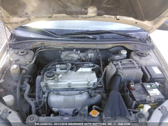 JA3AJ26E23U046344 - 2003 MITSUBISHI LANCER ES SILVER photo 10