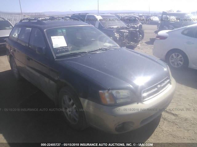 4S3BH6752Y7643913 - 2000 SUBARU LEGACY OUTBACK AWP 蓝色 照片 6