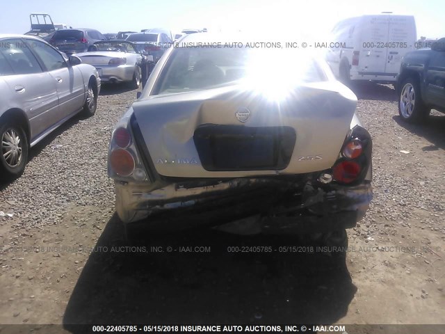 1N4AL11D66C103231 - 2006 NISSAN ALTIMA S/SL GOLD photo 6