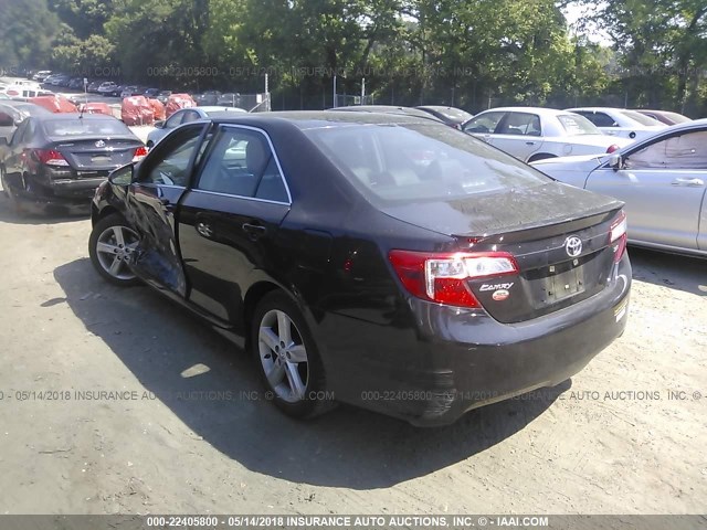 4T1BF1FK5EU366246 - 2014 TOYOTA CAMRY L/SE/LE/XLE 黑色 照片 3