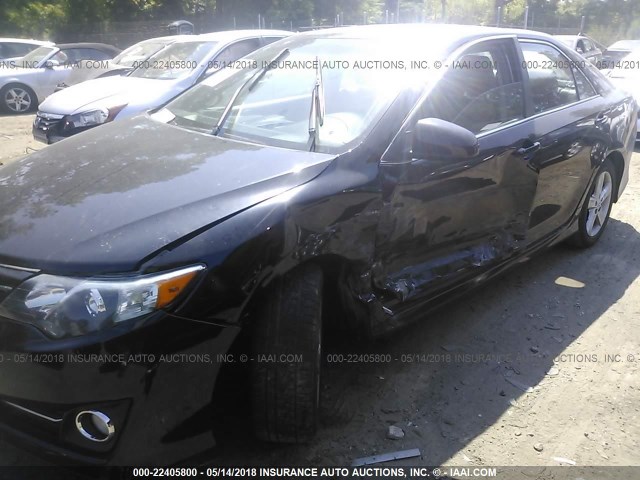 4T1BF1FK5EU366246 - 2014 TOYOTA CAMRY L/SE/LE/XLE 黑色 照片 6