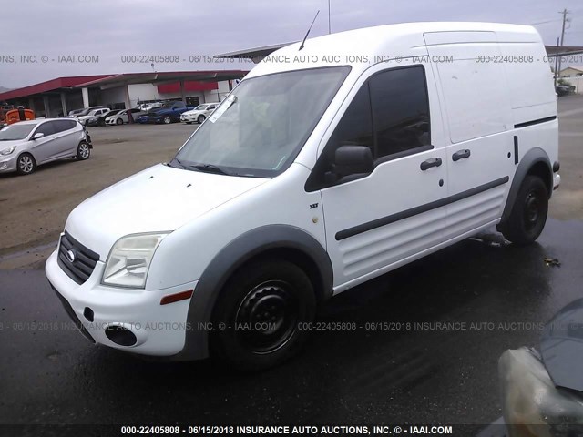 NM0LS7BN0DT132203 - 2013 FORD TRANSIT CONNECT XLT WHITE photo 2