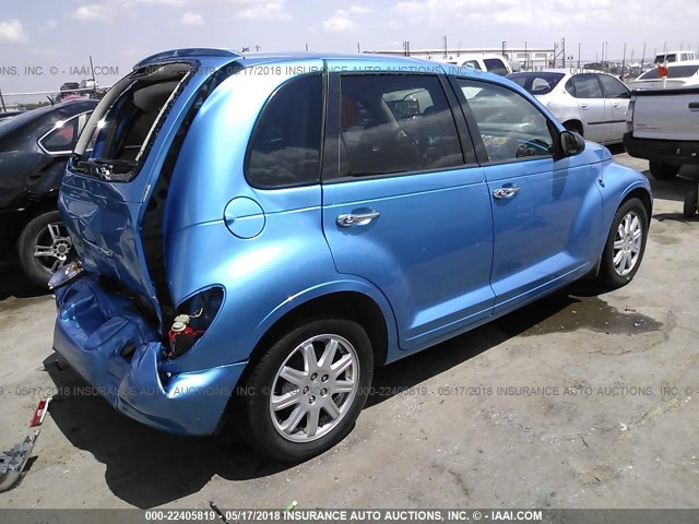 3A8FY58B28T202884 - 2008 CHRYSLER PT CRUISER TOURING BLUE photo 4