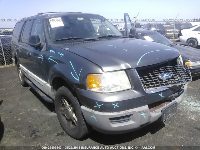 1FMRU15W93LC28740 - 2003 FORD EXPEDITION XLT GRAY photo 1