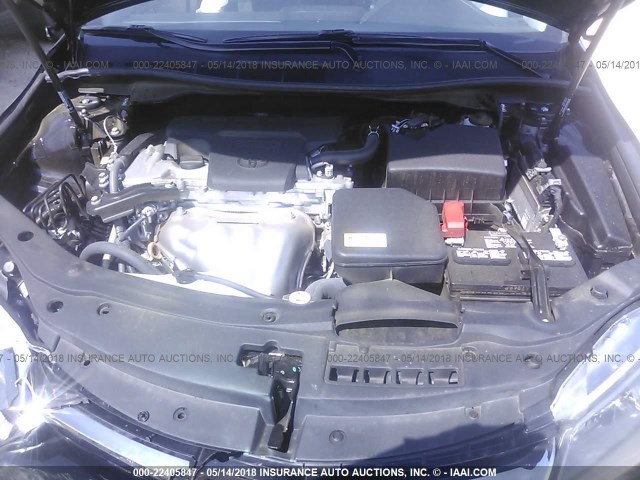 4T1BF1FK0HU366837 - 2017 TOYOTA CAMRY LE/XLE/SE/XSE 黑色 照片 10