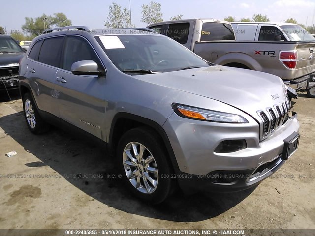 1C4PJMDS3EW258029 - 2014 JEEP CHEROKEE LIMITED BEIGE photo 1