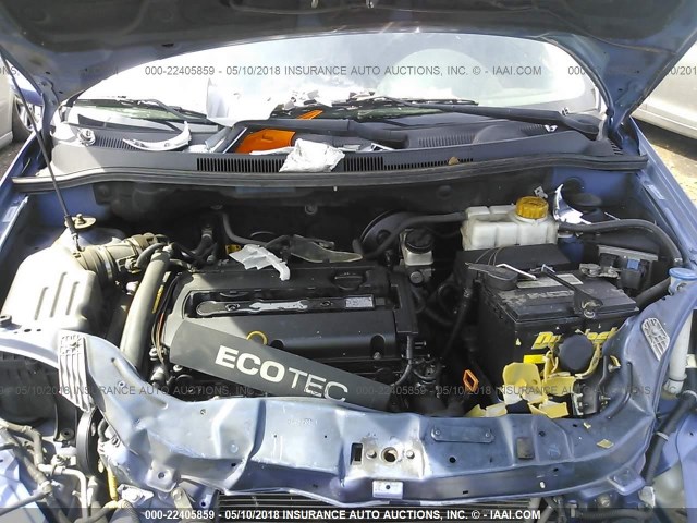 KL1TD66E69B319371 - 2009 CHEVROLET AVEO LS/LT 蓝色 照片 10