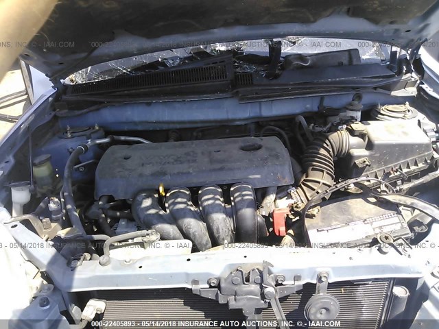 2T1KR32EX6C581501 - 2006 TOYOTA COROLLA MATRIX XR Light Blue photo 10