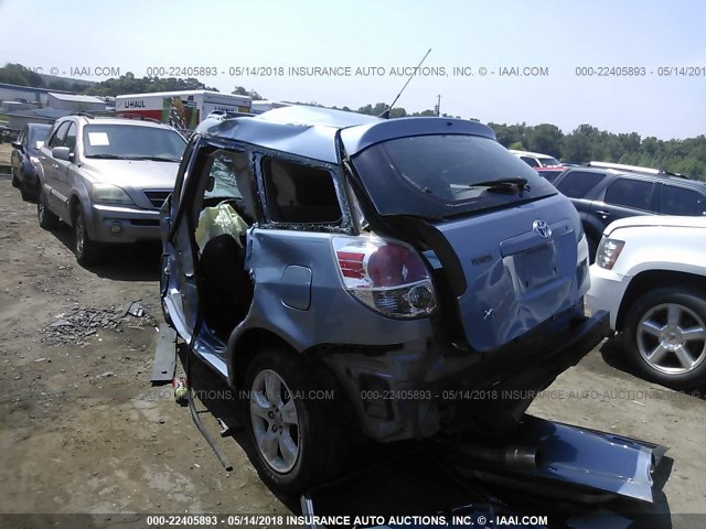 2T1KR32EX6C581501 - 2006 TOYOTA COROLLA MATRIX XR Light Blue photo 3