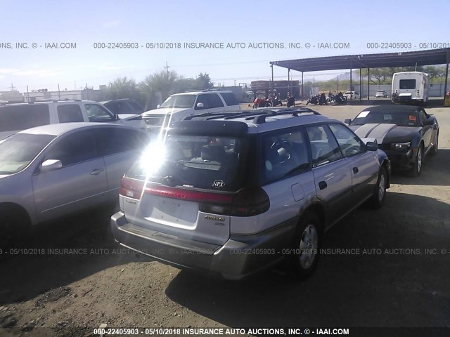 4S3BG685XX6641705 - 1999 SUBARU LEGACY OUTBACK/SSV/LIMITED/30TH SILVER photo 4