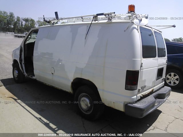 1FTNE24LX6DA85745 - 2006 FORD ECONOLINE E250 VAN WHITE photo 3