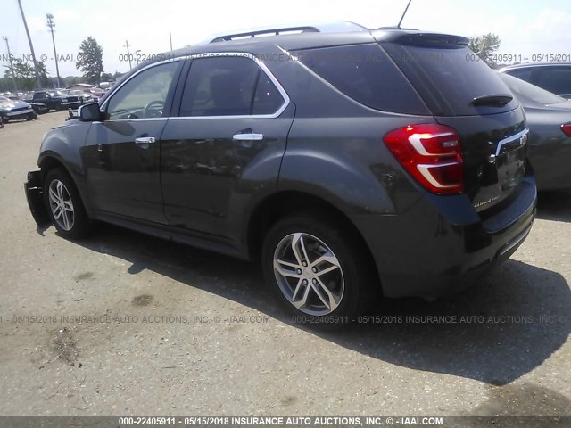 2GNFLGEK8H6346389 - 2017 CHEVROLET EQUINOX PREMIER GRAY photo 3