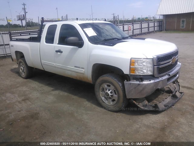 1GC2KXCBXDZ255118 - 2013 CHEVROLET SILVERADO K2500 HEAVY DUTY LT WHITE photo 1