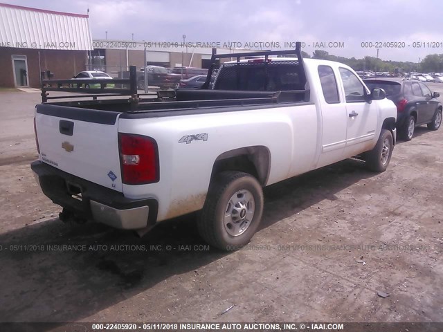 1GC2KXCBXDZ255118 - 2013 CHEVROLET SILVERADO K2500 HEAVY DUTY LT WHITE photo 4